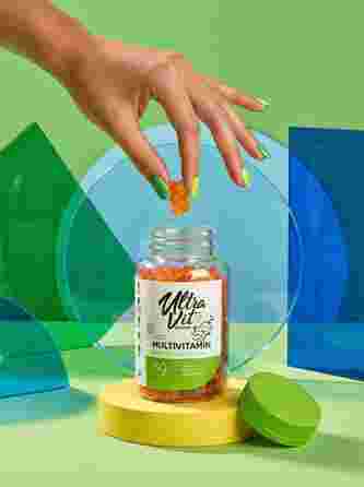 ULTRAVIT   Gummies Kids Multivitamin košļājamās tabletes, 60 gab.