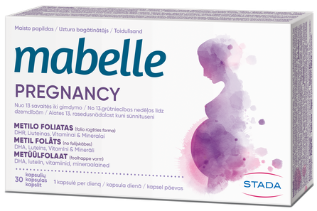 MABELLE Pregnancy kapsulas, 30 gab.