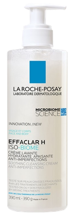 LA ROCHE-POSAY Effaclar H Iso-Biome Soothing Moisturising Cleansing cream, 390 ml