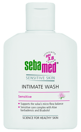 SEBAMED pH 3,8 Sievietēm No 15-50 Gadu Vecumam mazgāšanas līdzeklis intīmai zonai, 50 ml
