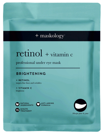 MASKOLOGY With Retinol Eye eye mask, 3 pairs