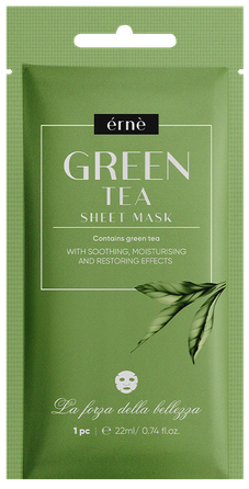 ERNE Green Tea auduma sejas maska, 22 ml