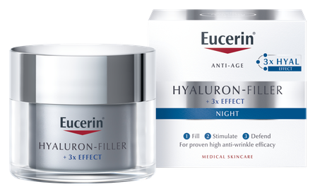 EUCERIN Hyaluron Filler Night sejas krēms, 50 ml