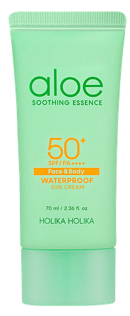 HOLIKA HOLIKA Aloe Soothing Essence Waterproof SPF 50+ sunscreen, 70 ml