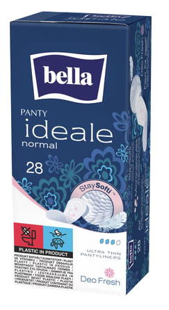 BELLA Panty Ideale Normal ikdienas ieliktnīši, 28 gab.