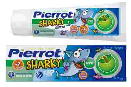 PIERROT Sharky Apple 2+ dental gel, 75 ml