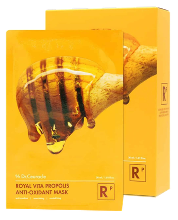 DR.CEURACLE Royal Vita Propolis тканевая маска для лица, 10 шт.