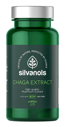 SILVANOLS Chaga Extract kapsulas, 60 gab.