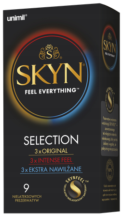 LIFESTYLES Skyn Selection condoms, 9 pcs.