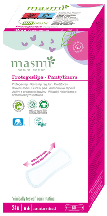 MASMI Organic Cotton Anatomical ikdienas ieliktnīši, 24 gab.