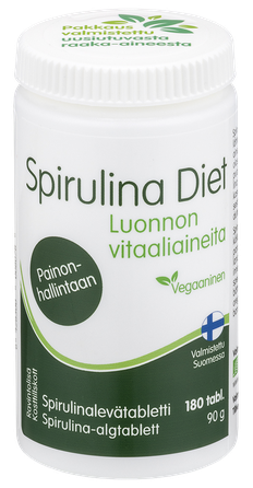 SPIRULINA Diet tabletes, 180 gab.