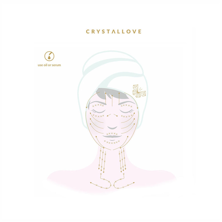 CRYSTALLOVE Face Cupping Set - Rose комплект, 1 шт.