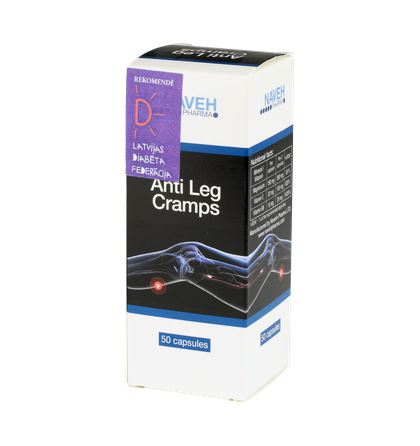 ANTI LEG Cramps kapsulas, 50 gab.