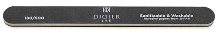 DIDIER LAB Straight Black 180/600 nail file, 1 pcs.