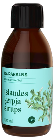 DR. PAKALNS Islandes ķērpja sīrups, 120 ml