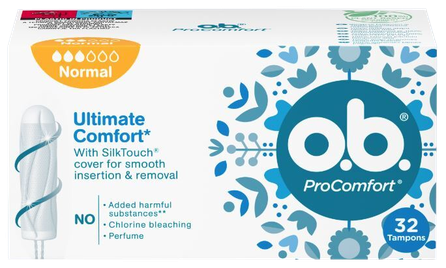O.B. Ultimate Comfort Normal tampons, 32 pcs.