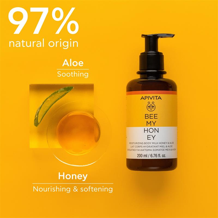 APIVITA Bee My Honey body milk, 200 ml