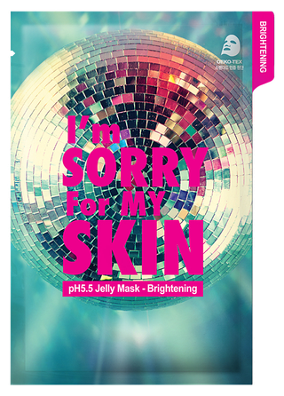 I'M SORRY FOR MY SKIN pH5.5 Jelly-Brightening facial mask, 33 ml