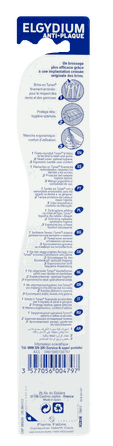 ELGYDIUM Antiplaque Soft зубная щётка, 1 шт.