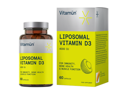 VITAMUN Liposomal Vitamin D3 capsules, 60 pcs.