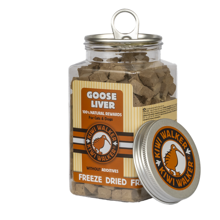 KIWI WALKER Goose Liver, Freeze-Dried treat, 120 g