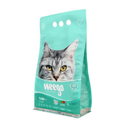 WEEGO Care+ цементирующий песок для кошек, 5 Л
