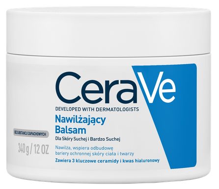CERAVE For Body And Face Whit Ceramides Moisturising balzams, 340 g