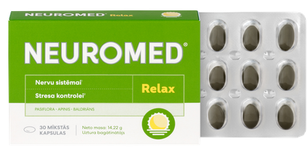 NEUROMED Relax mīkstās kapsulas, 30 gab.