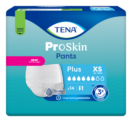 TENA Pants Plus XS nappy pants, 14 pcs.