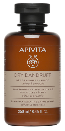 APIVITA Dry Dandruff, Celery & Propolis šampūns, 250 ml