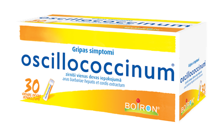 OSCILLOCOCCINUM zirnīši dienas deva, 30 gab.