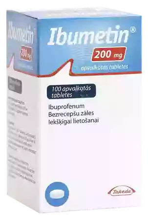 IBUMETIN 200 mg coated tablets, 100 pcs.