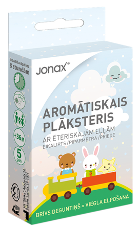 JONAX ar ēteriskajām eļļām plāksteris, 5 gab.