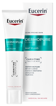 EUCERIN DermoPure Clinical Mat флюид, 40 мл