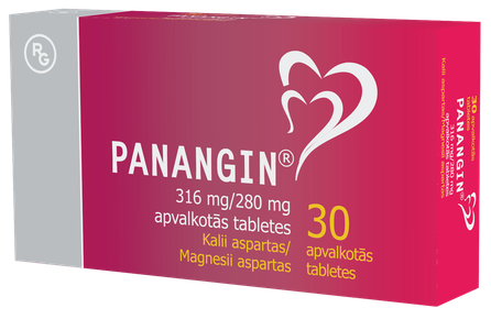 PANANGIN 316 mg/280 mg pills, 30 pcs.