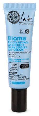 NATURA SIBERICA Lab Biome Anti-Puff & Dark Circles Phyto Retinol eye cream, 30 ml