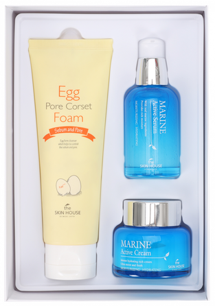 THE SKIN HOUSE Wrinkle Marine Active komplekts, 1 gab.