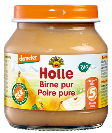 HOLLE Грушевое пюре, 125 г