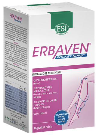 ESI Erbaven Pocket Drink sachets, 16 pcs.