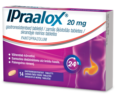 IPRAALOX 20 mg tabletes, 14 gab.