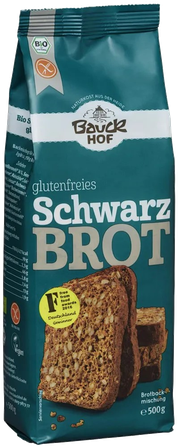 BAUCK HOF gluten free, organic black bread mixture, 500 g