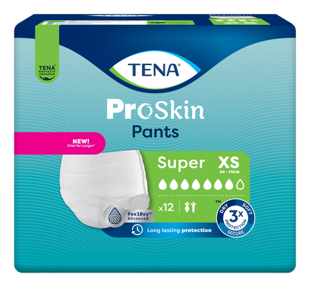 TENA Pants Super XS biksītes, 12 gab.