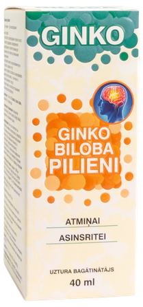 GINKO Ginko Biloba капли, 40 мл