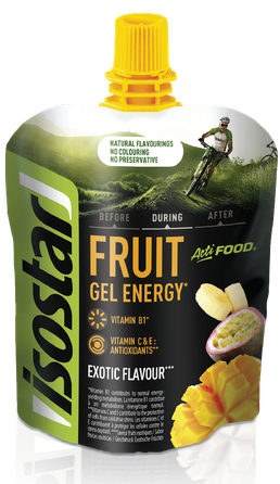 ISOSTAR Actifood Exotic Fruit Gel Energy gel, 90 g