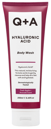 Q+A Hyaluronic Acid shower gel, 250 ml