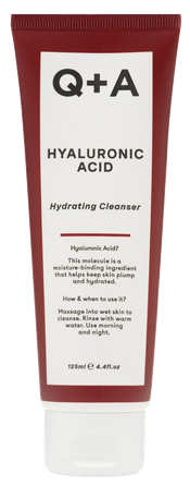 Q+A Hyaluronic Acid Hydrating cleanser, 125 ml