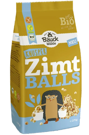 BAUCK HOF graudaugu bumbiņas ar kanēli bumbiņas, 275 g