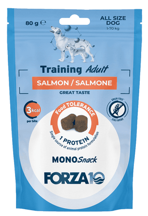Monosnack Training Adult Salmon, For Dogs treat, 80 g
