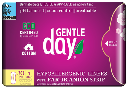 GENTLE DAY Regular pantyliner, 30 pcs.