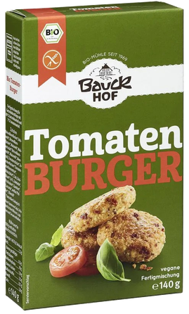 BAUCK HOF Organic Veggie Tomato Burger mixture, 140 g